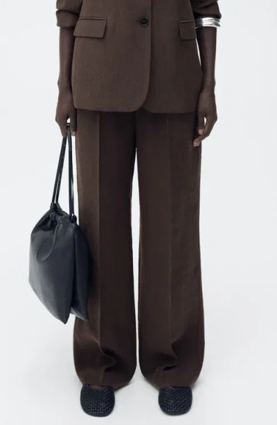 Mango Straight Leg Suit Pants