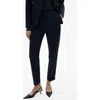 Mango Straight Suit Pants In Black