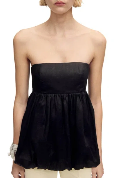 MANGO MANGO STRAPLESS BUBBLE TOP
