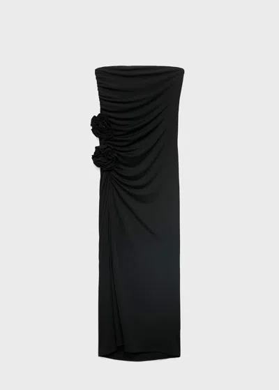 Mango Robe Noir - Femme - Xs -