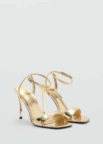 Mango Sandals Gold