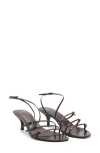 Mango Strappy Slingback Sandal In Brown