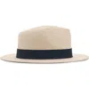 Mango Straw Fedora In Neutral