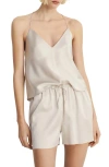 Mango Stretch Silk Camisole In Gray