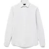 Mango Stripe Cotton Button-up Oxford Shirt In White