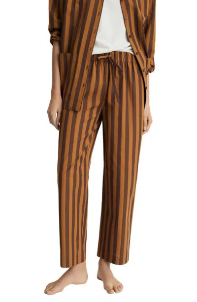 Mango Cotton Wide Leg Pajama Pants