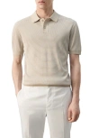 Mango Stripe Polo In Neutral