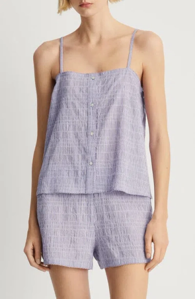 MANGO MANGO STRIPE SEERSUCKER SHORT PAJAMAS
