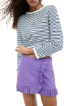 Mango Stripe Sweater In Blue