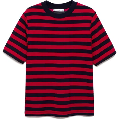 Mango Stripe T-shirt In Red