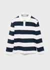 Mango Polo Coton À Rayures Bleu Marine - Enfants - 13-14 Ans -  Kids In Black