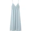 Mango Striped Gathered Dress In Multi