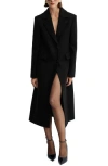 Mango Structured Virgin Wool Blend Coat