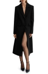 MANGO MANGO STRUCTURED VIRGIN WOOL BLEND COAT