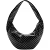 Mango Oval Studded Shoulder Bag In Black