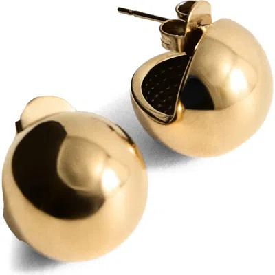 Mango Stud Earrings In Gold