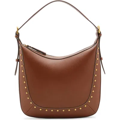 Mango Gold Stud Details Large Shoulder Bag