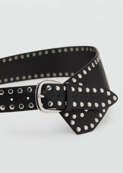 Mango Ceinture Noir - Femme - M -  In Black