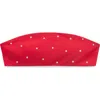 Mango Studded Strapless Bandeau Bikini Top In Red