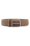 Mango Suede Belt In Beige
