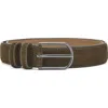 Mango Suede Belt In Brown