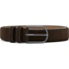 Mango Suede Belt In Brown