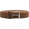 Mango Suede Belt In Brown