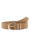 Mango Suede Belt In Brown