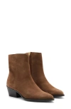 Mango Suede Bootie In Brown