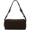 Mango Suede Eyelet Shoulder Bag In Brown