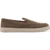 Mango Suede Loafer In Brown