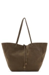 Mango Suede Shopper Bag In Pattern