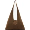 Mango Suede Shoulder Bag In Green