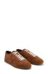 Mango Suede Trainers Medium Brown In Brown