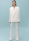 Mango Suit Blazer With Adjustable Back Strap  Light/pastel Grey In Light/pastel Grey