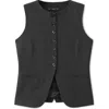 Mango Suit Vest In Gray