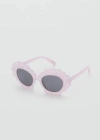 Mango Sunglasses With Shell-frame In Light/pastel Purple