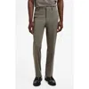 Mango Super Slim Fit Stretch Suit Pants In Green