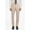 Mango Super Slim Fit Stretch Suit Pants In Neutral