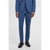 Mango Super Slim Fit Stretch Suit Pants In Blue