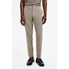 Mango Super Slim Fit Stretch Suit Pants In Gray