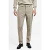 Mango Superslim Fit Stretch Dress Pants In Beige