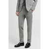 Mango Superslim Fit Stretch Dress Pants In Grey