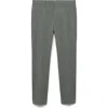 Mango Superslim Fit Stretch Dress Pants In Grey Green