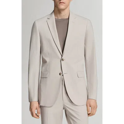 Mango Superslim Fit Stretch Sport Coat In Gray