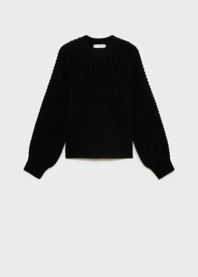 Mango Sweater Black