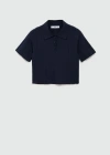 Mango Pull In Bleu Marine Foncé