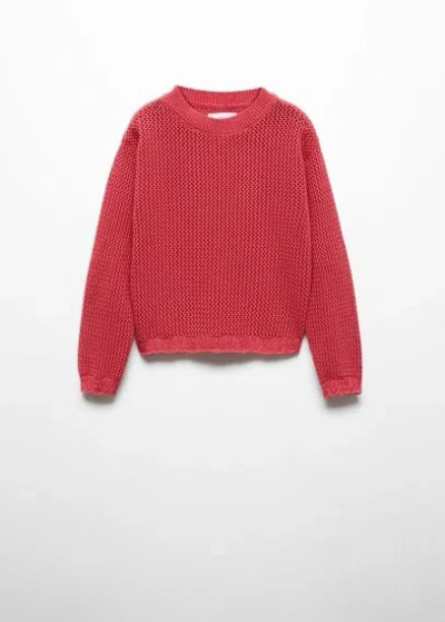 Mango Kids' Sweater Strawberry