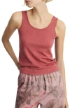 Mango Sweater Tank In Medium Pink