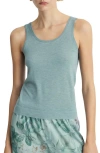 Mango Sweater Tank In Mint Green